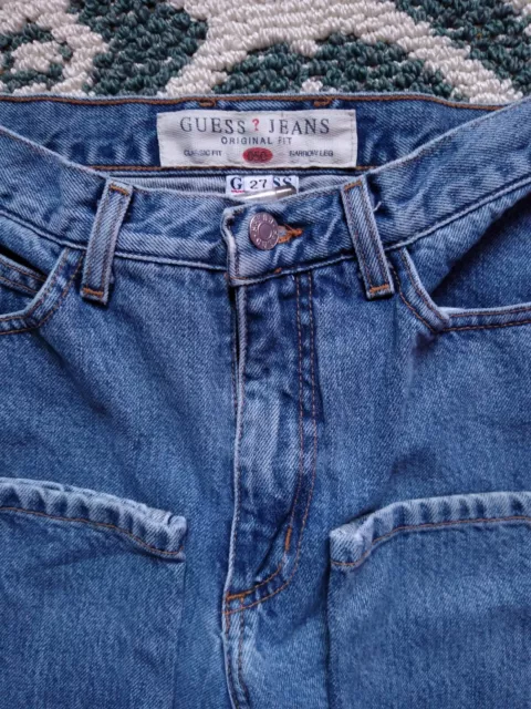 GUESS trending 90s High Rise Jeans 24 vtg 2