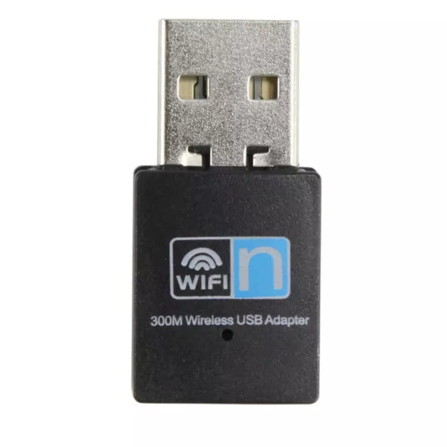 300Mbps Usb Wifi Dongle 802.11 B G N Wireless Adapter With Cd For Pc Laptop Uk