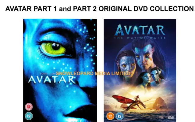 AVATAR PART 1 And 2 Blu Ray 1-2 Movie Film First & Sequel Way Of The Water  Uk R2 £27.99 - PicClick UK