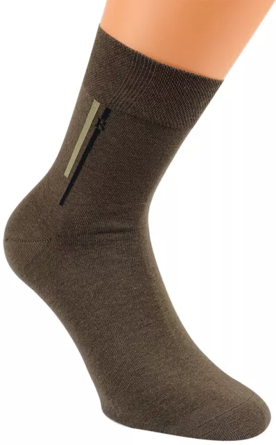 RS Harmony Kurzschaft Socken "Dkl. Oliv" Gr. 39-46, mit Softbund ohne Gummidruck