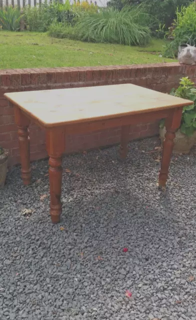 Antique pine kitchen / farmhouse table