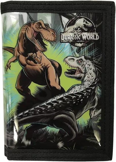 Dinosaur Wallet Jurassic World Park Nylon Card Purse