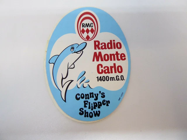 AUTOCOLLANT. Radio. RMC. RADIO MONTE CARLO. Vintage