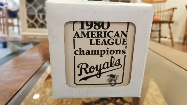 Kansas City Royals 1980 American League Champions Coasters,Set of 4. NEW! (2010)