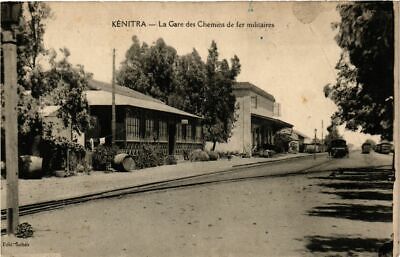 CPA ak morocco kenitra-station of military railways (213336)
