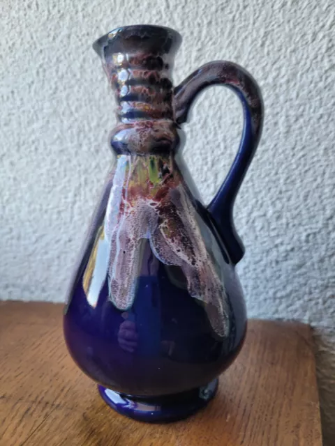 Ancien vase en grès flammé signé Gaubier - Céramique faïence