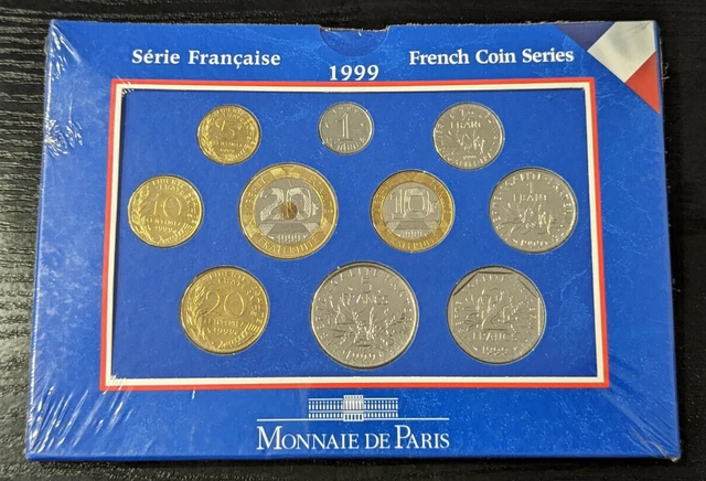 Monnaie de Paris Coffret BU 1999 Brillant Universel 10 pièces