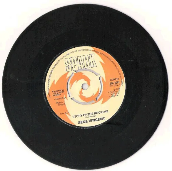 Gene Vincent - Story Of The Rockers (7")