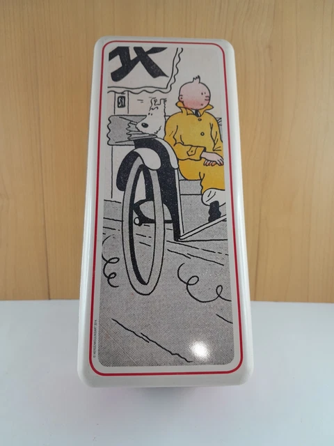 HERGÉ FIGURINE MÉTAL TINTIN MOULINSART 2010 NEUF EN BOITE -REF. 2151