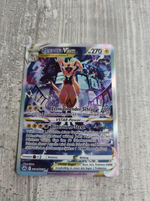 Zeraora VStar GG43/GG70 Crown Zenith Zenit der Könige Pokemon Karte DE