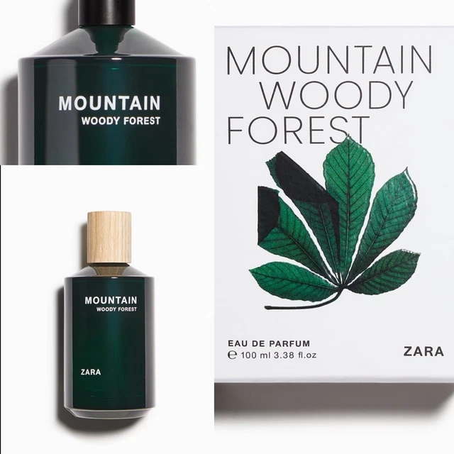 ZARA MOUNTAIN WOODY Forest EDP 100 ML Men Perfume Aftershave Smells