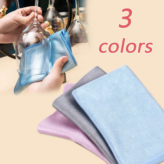 High Quality Microfiber Window Car Cleaning Rag Towel Dish Cloths Kitchen Gadget