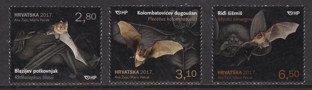 Croatia, Fauna, Animals, Bats MNH / 2017