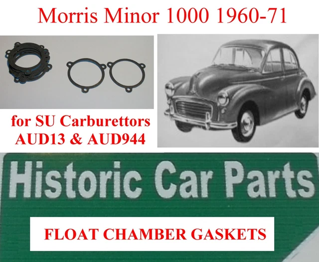 MORRIS MINOR 1000 196071 10 x HS2 SU Carb FLOAT CHAMBER GASKETS AUD13