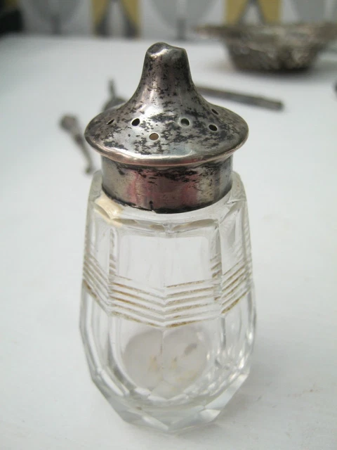 Pentola shaker/argento sterling Birmingham 1921 di Joseph Gloucester