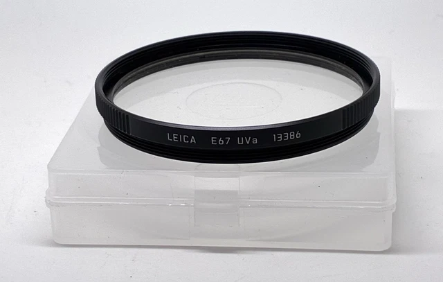 LEICA E67 67MM Lens Filter UVa II Protection Filter Black 13040