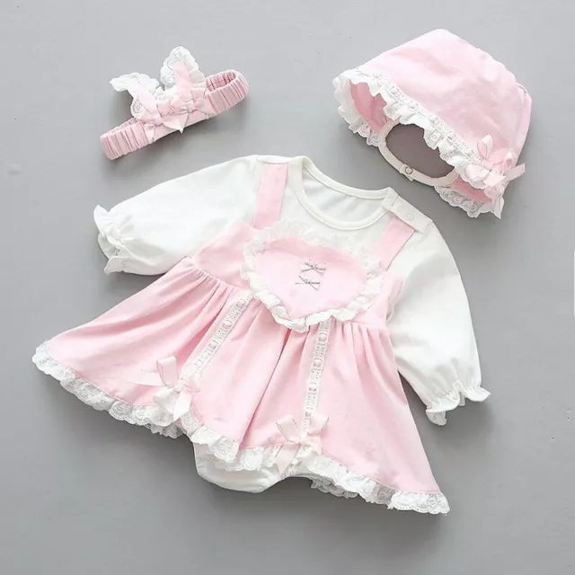 Baby Girl Dress Clothing Set Newborn Infant Baby Doll Clothes Cute Outfits Set