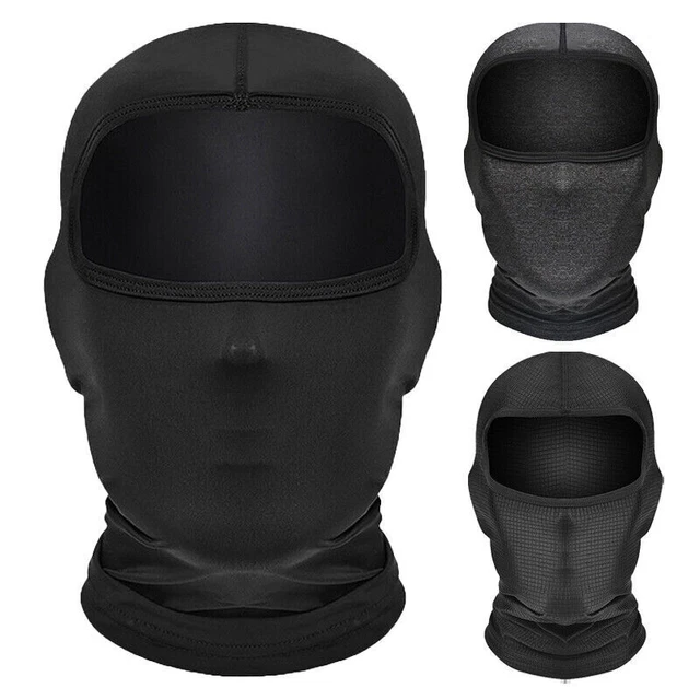 Cagoule Néoprène Noire Taille Unique – Protection Moto Quad Ski Vélo