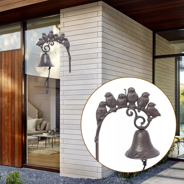 Shopkeepers Bell Solid Metal Shop Decor Doorbell Door Hardware Vintage Bell