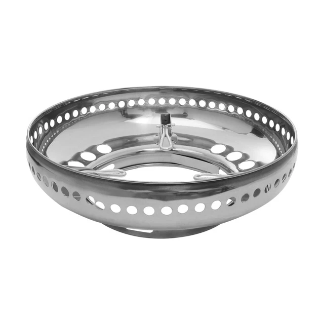 Supporto Per Wok E Ripiano Coprifiamma Per Fornelli A Gas - Diametro 26cm - Ferro Nero