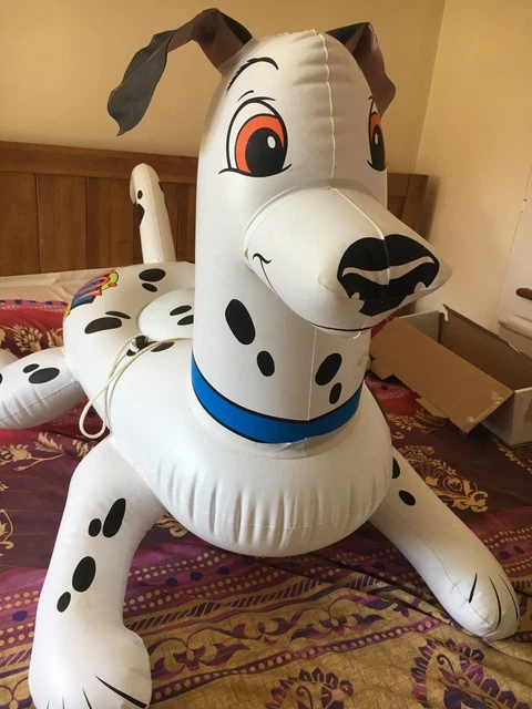 RARE INFLATABLE DISNEY 101 Dalmatians Pongo ride on pool toy vintage £ ...
