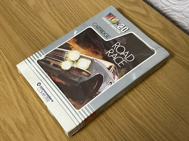 Module De Jeu Commodore VIC-1909 Road Race – Cartouche Rare Pour VIC-20
