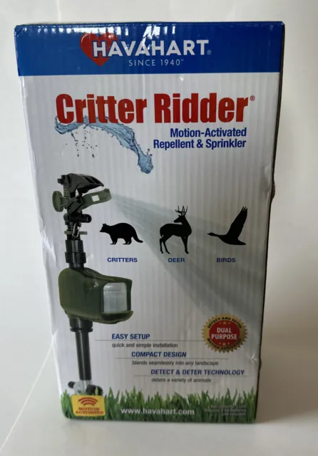 Havahart Critter Ridder 5277 Green Motion Activated Repellent/Sprinkler Open Box