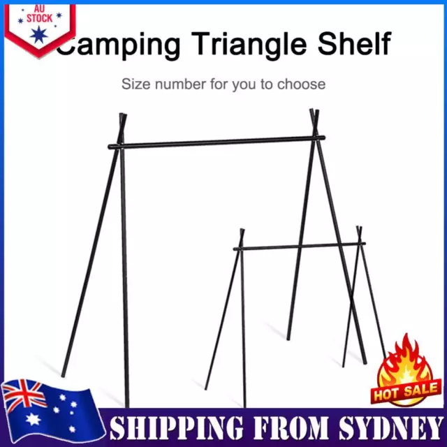 Aluminum Alloy Triangle Rack Foldable Portable Hanging Storage Rack Outdoor Tool