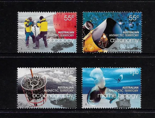 AUST ANTARCTIC TERRITORY AAT 2008 Int'l Polar Year, No.5, mint set of 4, MNH MUH