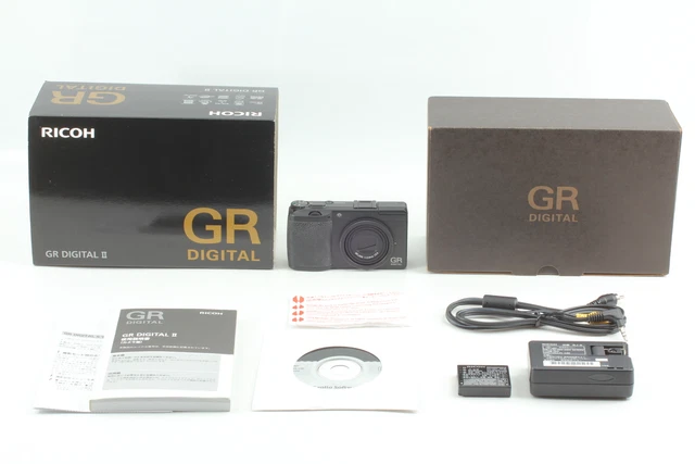 [Near MINT] RICOH GR DIGITAL II 10.1MP Digital Camera Black From JAPAN 2