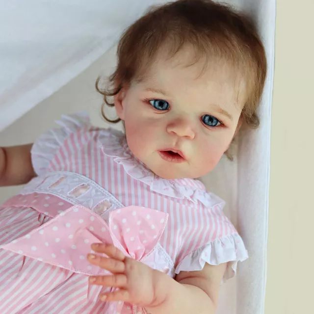 Bambole reborn reborn 24 pollici bambino Sandie bambola in piedi bambina bambini giocattoli REGALO