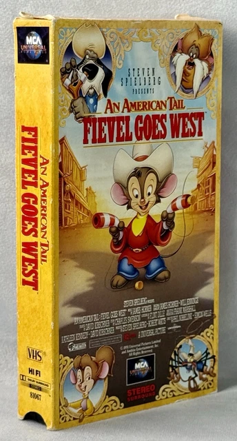AN AMERICAN TAIL - Fievel Goes West VHS 1991, Play Tested Collectible ...