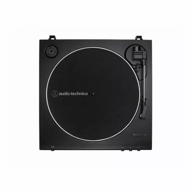 audio-technica AT-LP 60X BK Plattenspieler Riemenantrieb Vorverstärker Stereo 2