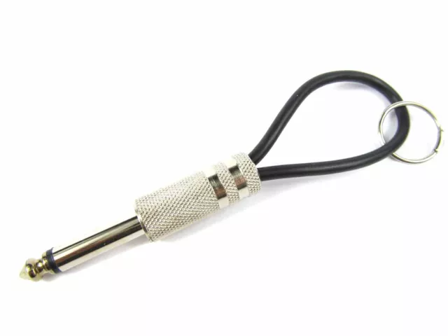 Klinkenstecker Stecker Schlüsselanhänger Miniblings Schlüsselring Musik Musiker