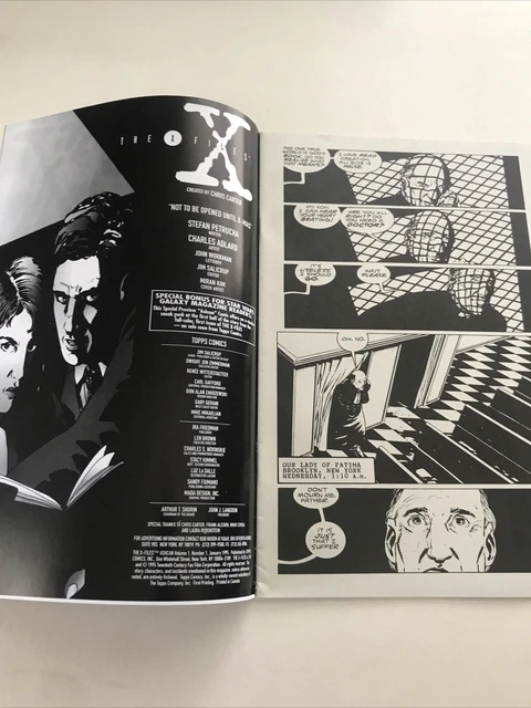 Topps THE X-FILES Vol 1  #1 First Collectors Issue  ASHCAN 1995 Rare Comic 2
