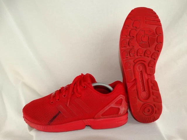 adidas Originals ZX Flux Triple Red Sneaker S78344 mono rot EU 46 UK 11