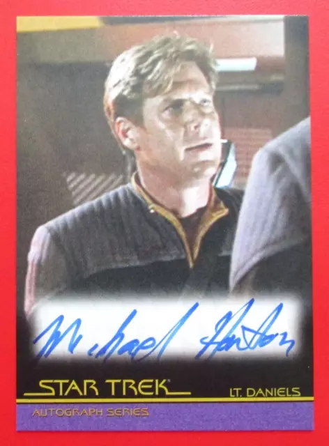 STAR TREK Quotable Movies A98 MICHAEL HORTON Autograph Card Rittenhouse 2010