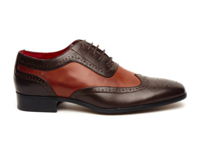 Fabrio gangster shoes Mens spectator Two Tone 1940's Italian Vintage Brogue 