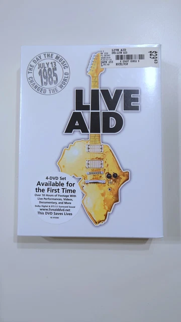 4DVD BOX・LIVE AID ／JULY 13 ／1985！ Amazon.com: Live Aid (4 Disc Set) : Bob Geldof, Bryan Adams