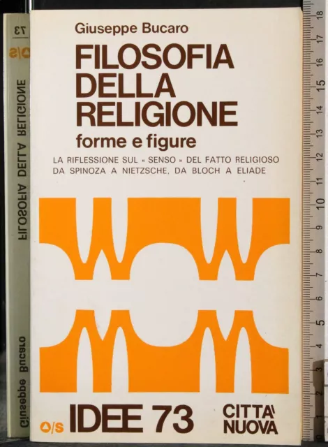 Filosofia Della Religione. Forme E Figure. Giuseppe Bucaro. Città Nuova.