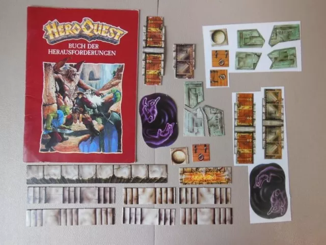 HEROQUEST  Erweiterung     KARAK VARN     TEILE KONVOLUT  MB Spiele