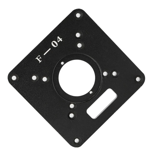 Gabarit Routeur Pour Portes Standard 76x52 Mm - En Aluminium 6061 Anodisé Noir, Marque Virstonotek