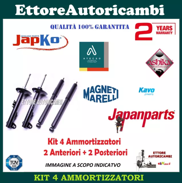 Kit 4 Ammortizzatori Alfa Romeo 147 -Nuovi- 2 Anteriori + 2 Posteriori