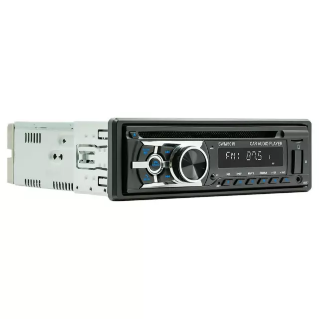 Single DIN Car Stereo Radio MP3 Player Audio Bluetooth FM AUX USB TF DVD VCD CD