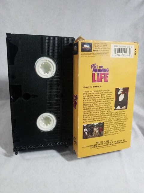 MONTY PYTHONS THE Meaning of Life (VHS, 1983) Graham Chapman, John ...