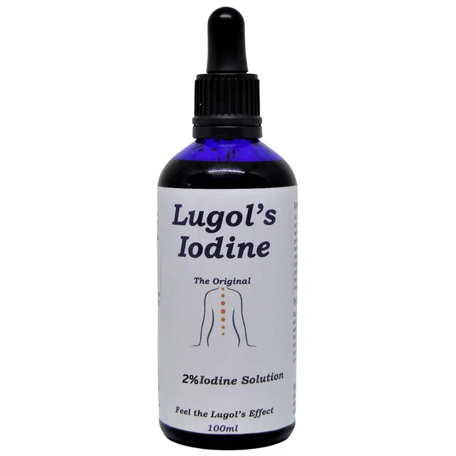 LUGOLS IODINE 2 Lugol's Original Formula. Pharmaceutical Grade £8.95