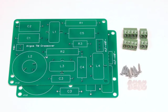 Single Crossover PCB for the Argos DIY speaker design - PCB Board Kit