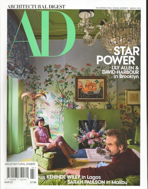 AD ARCHITECTURAL DIGEST US, March 2023. Starpower. Lily Allen, David