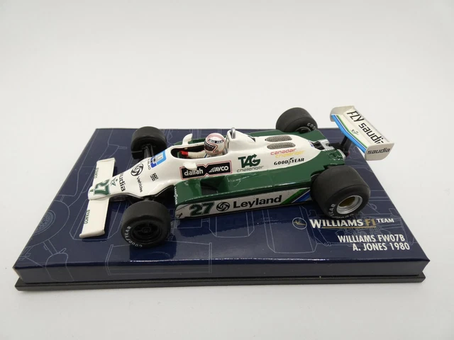 Williams Fw07 RAM GP D'italie 1980 R. Keegan MINICHAMPS 1 43 for sale online | UK
