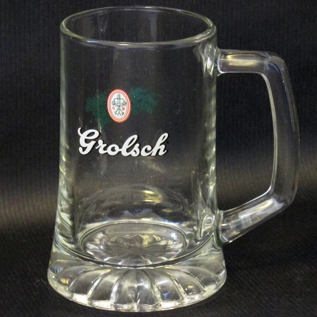 Grolsch Beer Dutch Brewery 10 Ounce Glass Beer Mug Stein